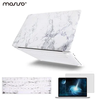 

MOSISO Laptop Funda Plastic Cover Case for Macbook Pro 13 15 A1706 A1708 A1707 w/out Touch Bar 2018 2019+Silicone Keyboard Cover