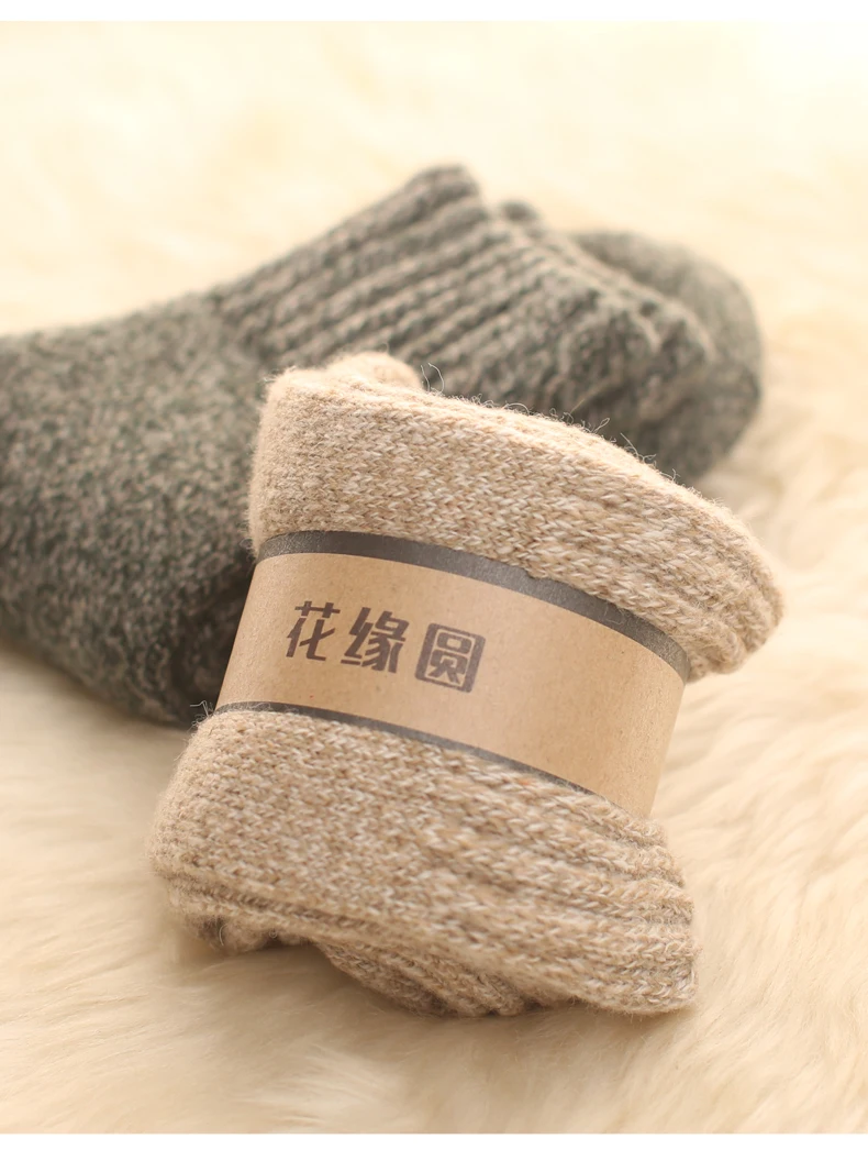Мериносовой шерсти; сезон осень-зима; плюшевые теплые носки толстые шерстяные носки с петельками Для мужчин полотенца плюшевые Slacky хлопковые носки на зиму