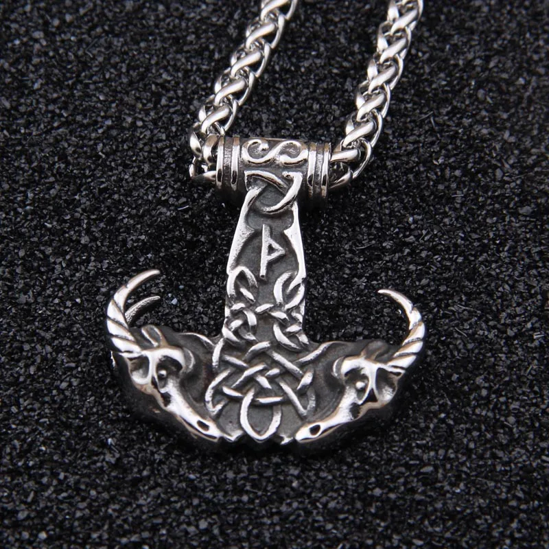 vikings Necklace for men as gift 1pcsin Pendant Necklaces from Jewelry