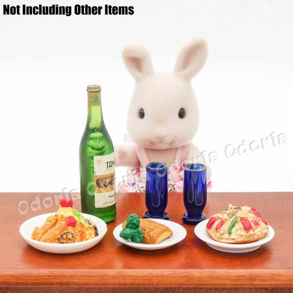 Odoria 1:12 миниатюрные 12 шт многоцветные пластиковые стаканчики для питьевой воды кукольный домик кухонные принадлежности
