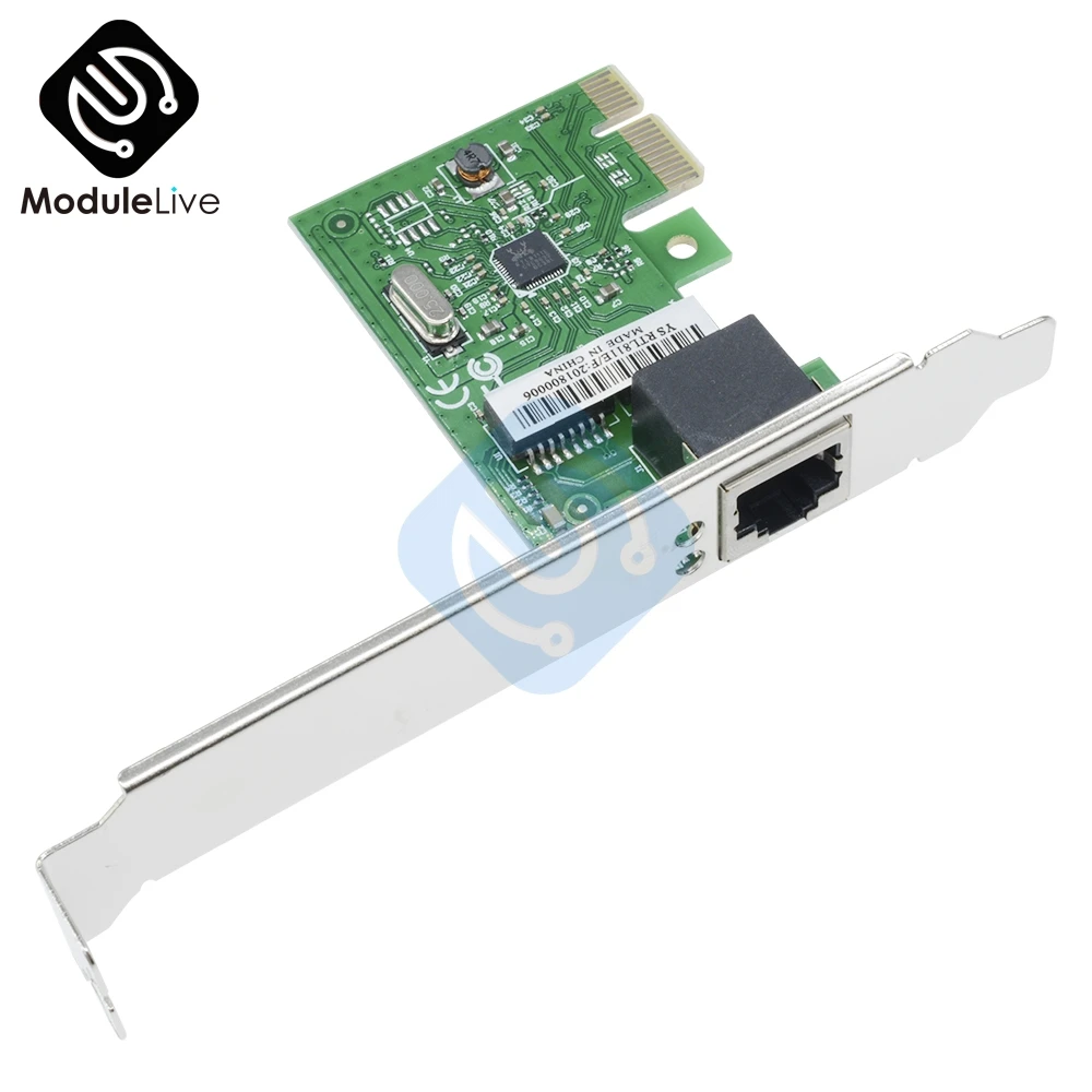 PCI E Express 10/100/1000M гигабитный Ethernet LAN сетевая настольная плата контроллера|Детали и