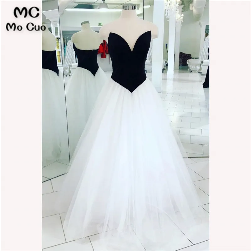 SIMPLE TULLE LONG PROM DRESS, WHITE TULLE EVENING DRESS3 
