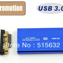 2," Высокоскоростной USB 3,0 HDD жесткий диск Внешний корпус sata HDD коробка синий