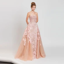 Sexy Neu Kommen Appliques Abendkleid Weg Von Der Schulter Chiffon formales Kleid Falte Abendkleid Eine Linie Für Besondere Anlässe kleid