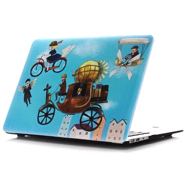 

Colorful Painted Matte Hard Case For Apple Mac MacBook Air 11 13 / Pro 13 15 / Retina 12 Shell Laptop Bag With Free Gift