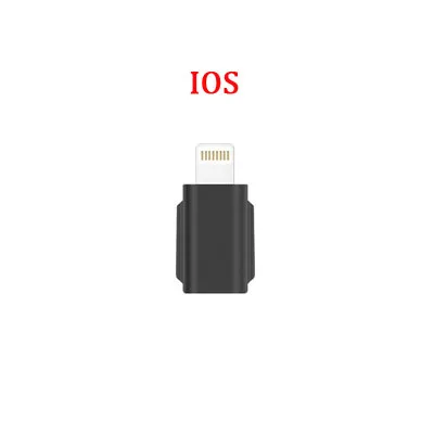 Osmo Карманный смартфон адаптер телефон Micro USB TYPE-C Android IOS разъем для iPhone huawei Xiaomi samsung для DJI Осмо карман - Цвет: Серый