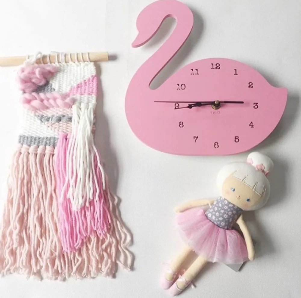 

Cartoon Wooden Animal Clock Wall Decoration Clock For Children's Room Living Room Wall Decor Birthday Present
