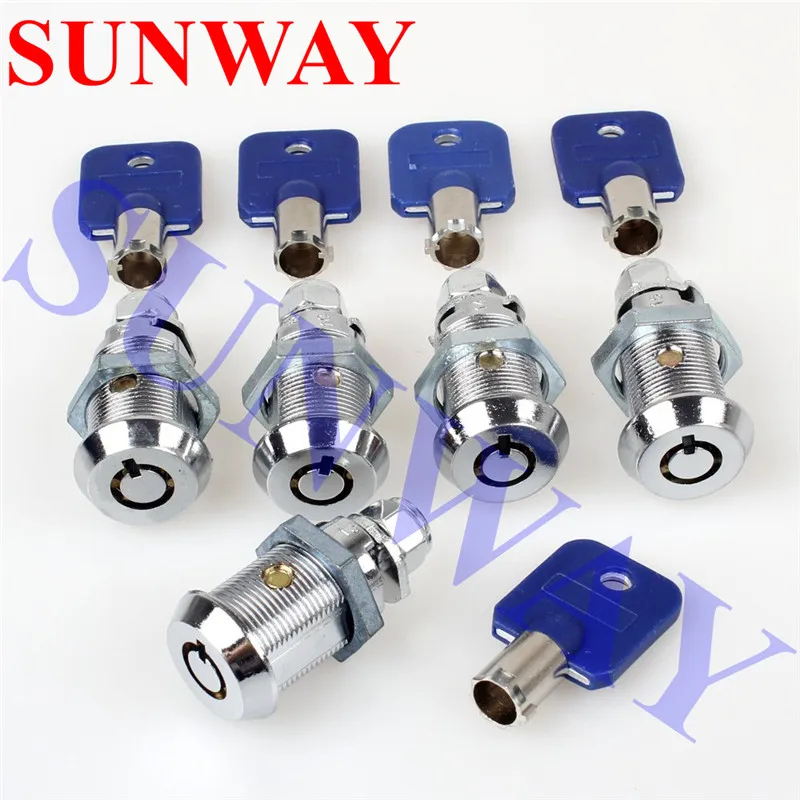 5 sets/Lot 28mm Tubular Cam lock door lock for slot game