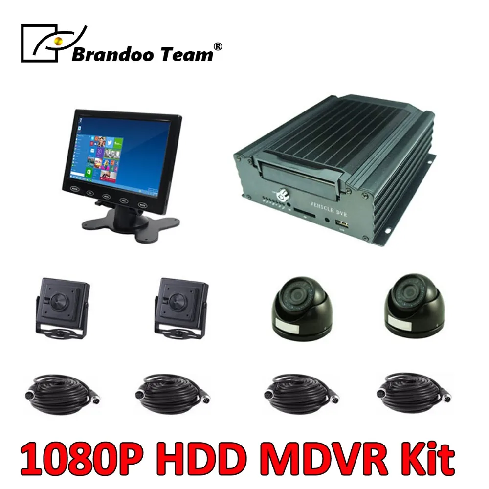 CAR CAMERA 4 CHANNEL DVR SYSTEM,4CH FULL HD CAR DVR,4channel vehicle