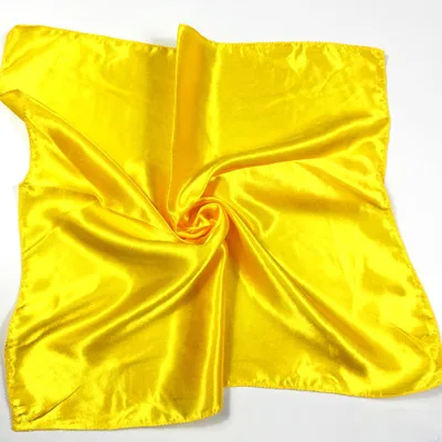 50 см, яркие цвета, женский шелковый шарф, Модная шелковая шаль, покрытие для головы, женские профессиональные маленькие квадраты, дизайн, Scaves FJ018 - Цвет: 15