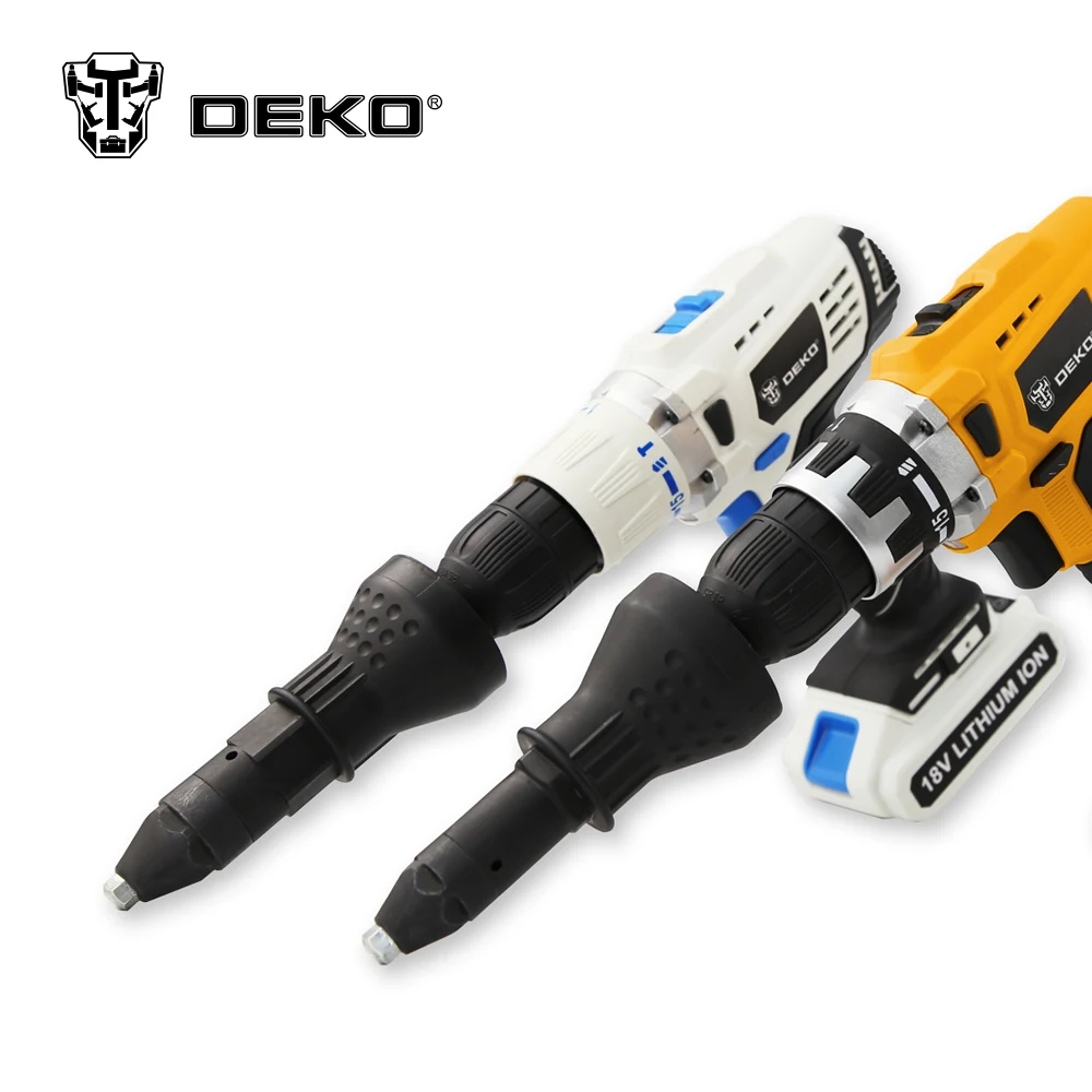 Электрический заклепочный пистолет DEKO DQ450/460 Клепальный Инструмент беспроводной