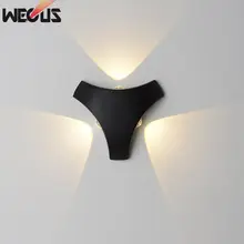 Открытый водонепроницаемый IP44 настенный светильник современный светодиодный настенный светильник для помещений бра декоративный светильник ing крыльцо садовый светильник s настенный светильник