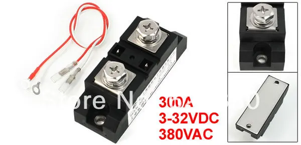 H3300ZF DC 3-32V / AC 380V 300A промышленное SSD твердотельное реле w вилка провод | Обустройство