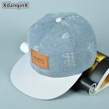 

XdanqinX Hip Hop Cap Women's Hat New Style Baseball Caps Adjustable Head Size Men's Letters Sticker Graffiti Snapback Cap