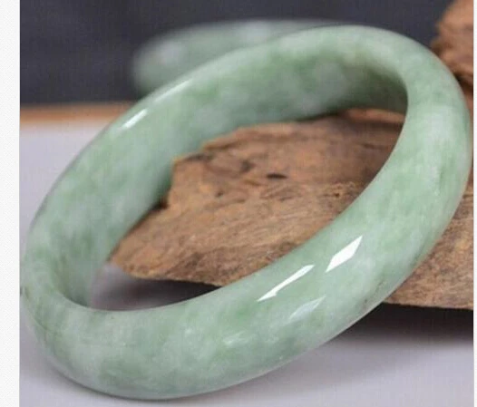 

free shipping ~$wholesale_jewelry_wig$ Certified Beautiful 100% Natural Grade A Jadeite Bangle 60MM
