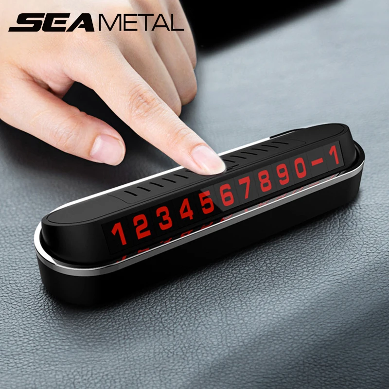

Car Temporary Parking Card Car Parking Card Stop Phone Number Card Plate Switch Telephone Number For Auto Accessories Stickers