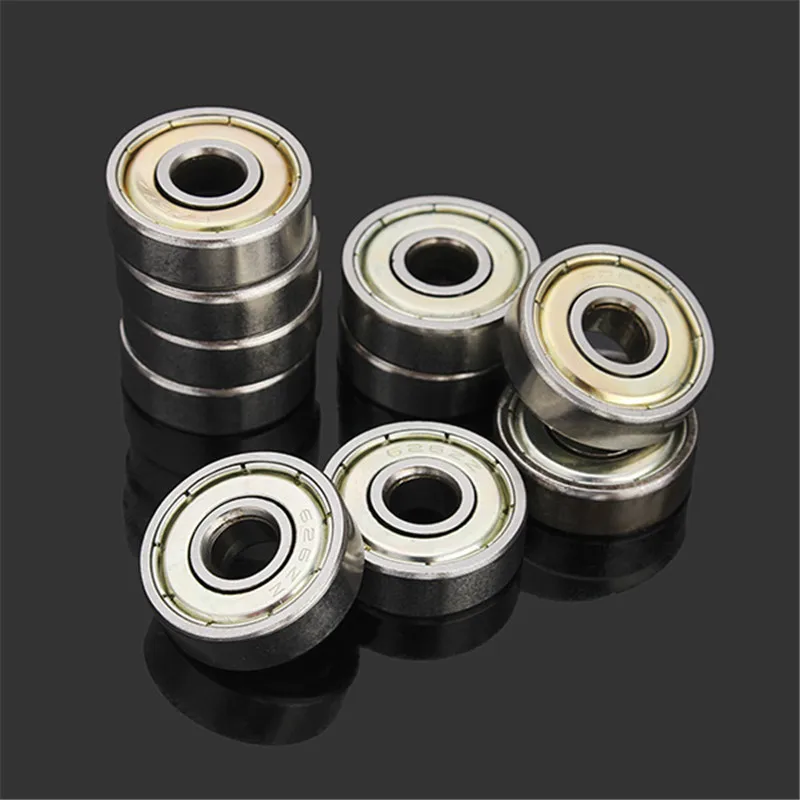 

SULEVE New 10pcs/set 626zz 6x19x6mm Steel Sealed Shielded Deep Groove Ball Bearings for Automobiles Household Appliances Motors