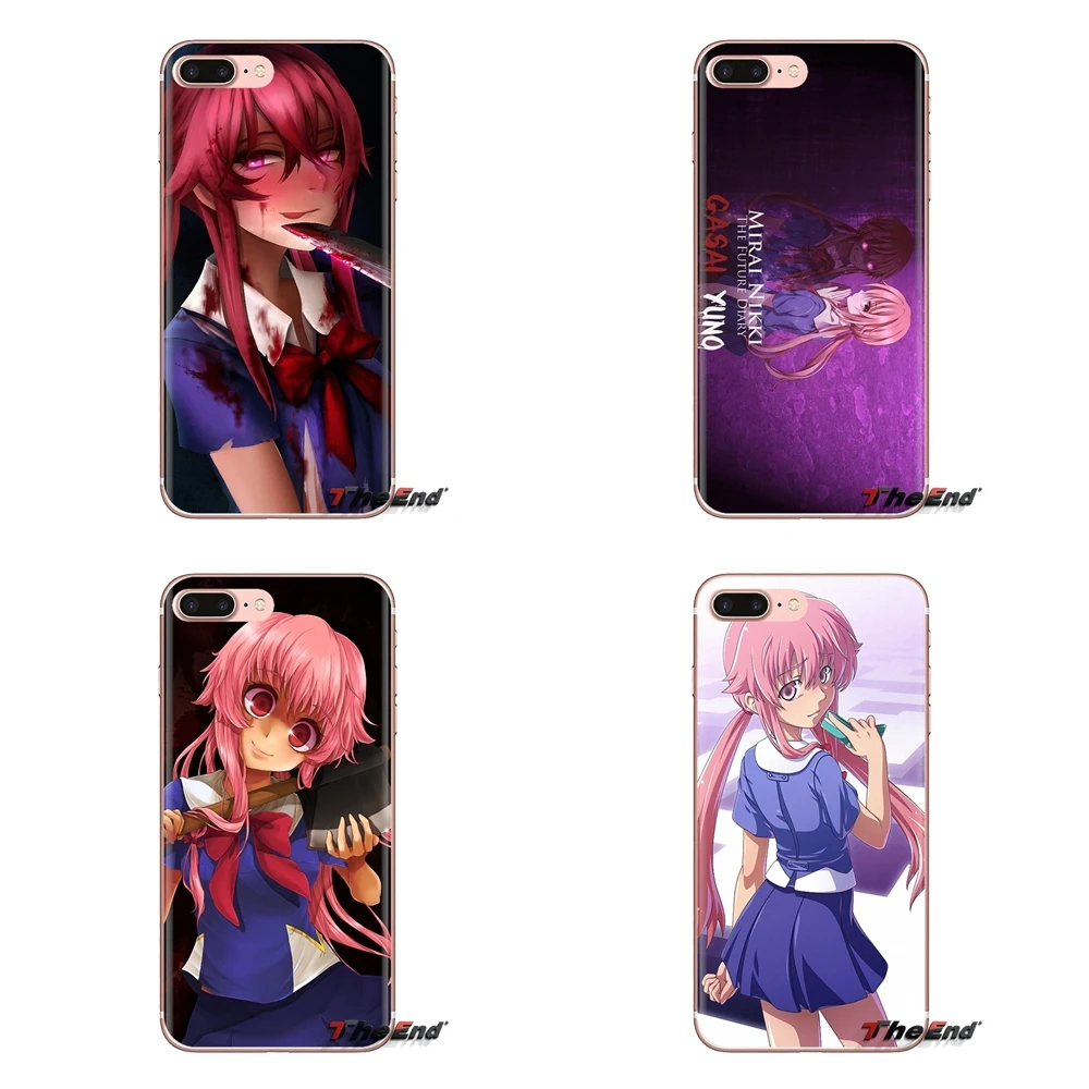 Gasai Yuno Future Diary series Art For Samsung Galaxy S3 S4 S5 Mini S6 S7 Edge S8 S9 S10 Plus Note 3 4 5 8 9 Soft TPU Phone Case |