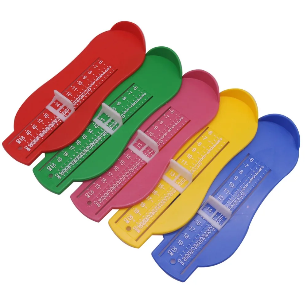 

Foot Measure Tool Gauge Kid Infant Shoes Helper Size Measuring Ruler Tools Baby Child Shoe Toddler Fittings 0-20cm 4 Colors New