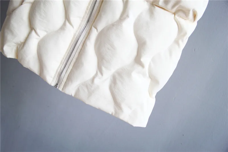 Hooded Loose Long Vest Coat Women Chaleco Mujer White Black Thicken Winter Jacket Women Waistcoat Warm Cotton Vest Women C4697