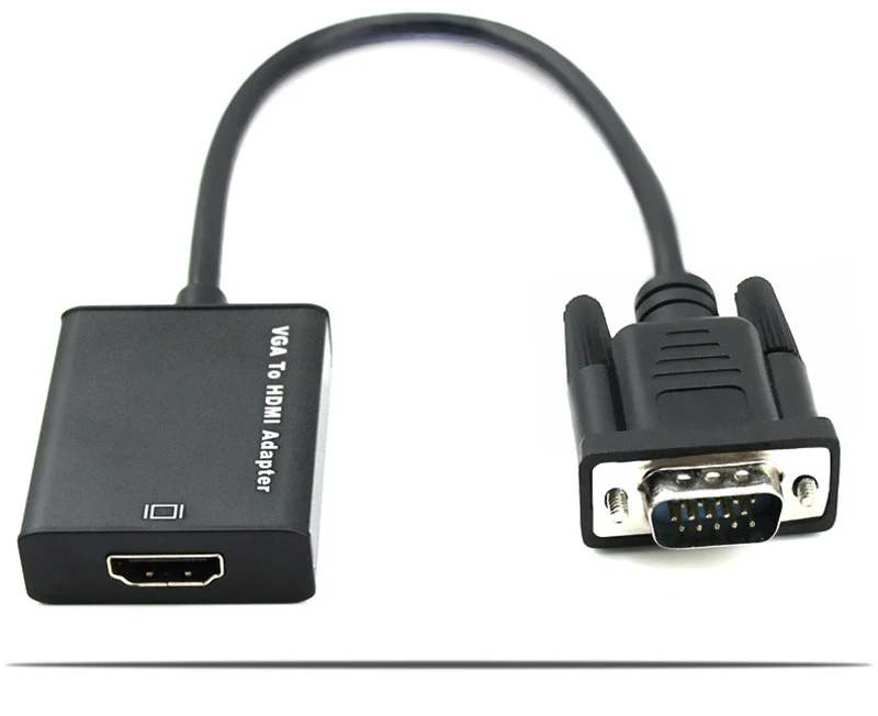 EGRINCY VGA конвертер HDMI кабель с 3,5 мм аудио Мощность Порты и разъёмы адаптер HDMI VGA 1080 P для Xbox 360 PS3 проектор для ноутбука HDTV