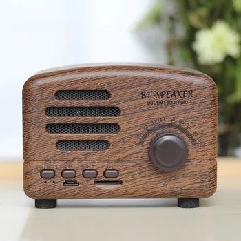 

Wireless Bluetooth Speaker Music Player HIFI Outdoor Loudspeaker BT01 Retro Bluetooth Speaker Mini Portable USB TF Card AUX