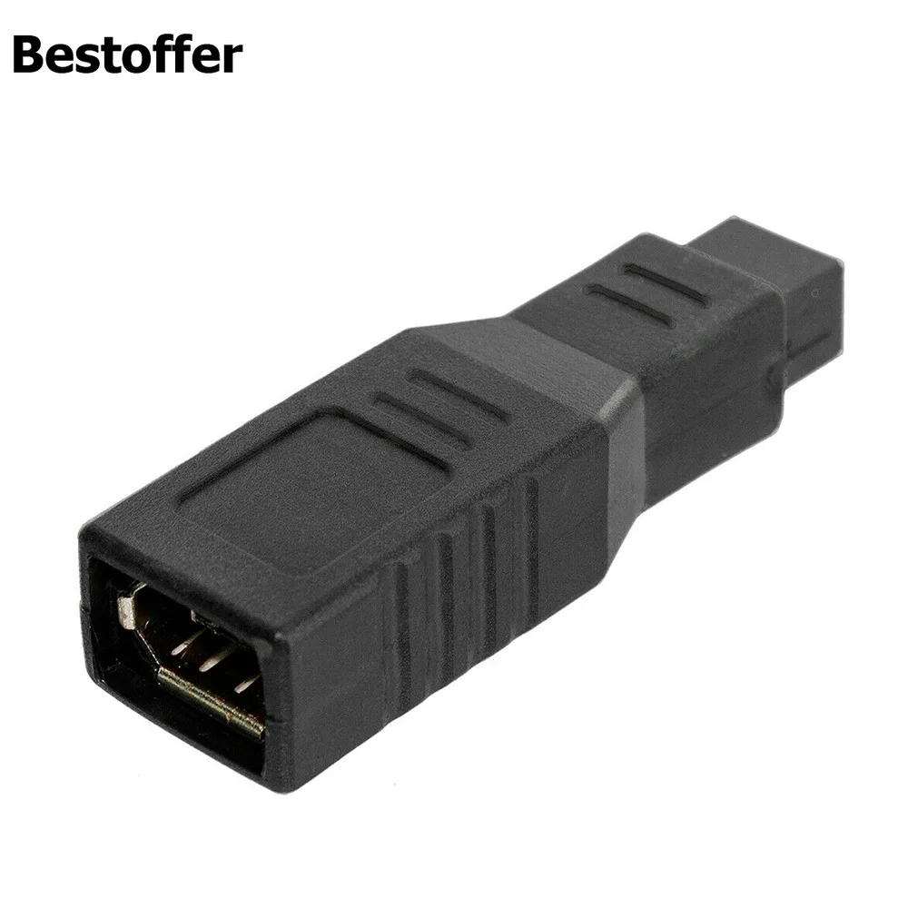

400/800 FireWire 6-Pin Female to 9-Pin Male IEEE1394a 1394b Adapter Converter