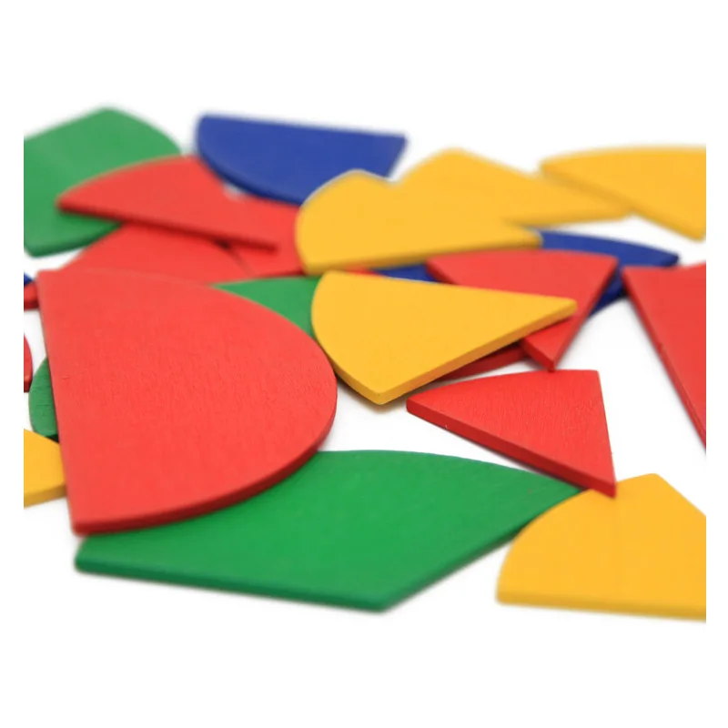 Baby Toys Circular Mathematics Fraction Division Teaching Aids Montessori Board Wooden Toys Child Educational Gift Math Toy