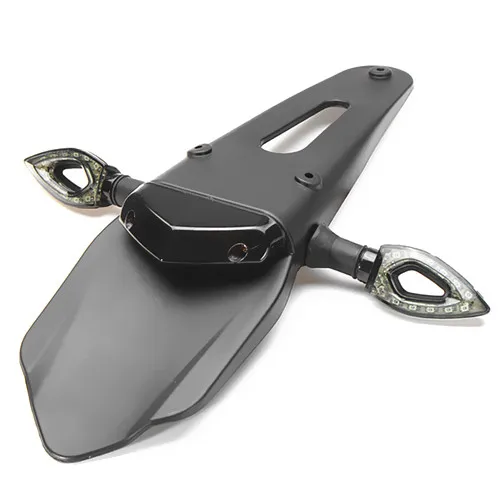 Best Price Smoke LED Enduro Fender Brake Tail Light Turn Signal Light Motorcycle Universal For Honda Yamaha Suzuki Kawasaki BMW KTM