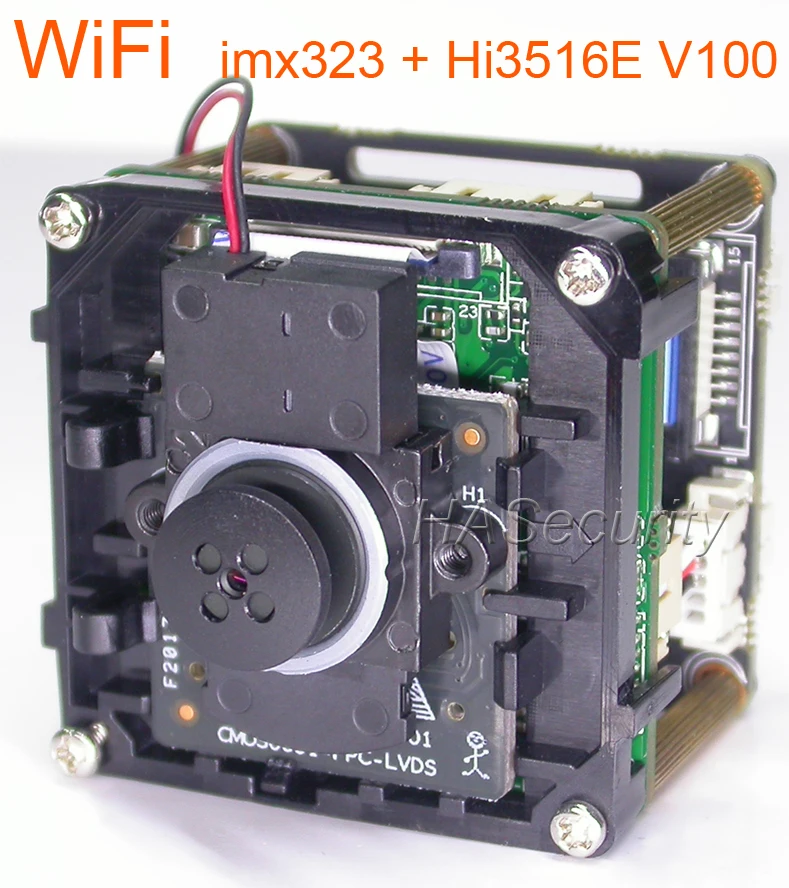 WiFi специальный 3 7 мм объектив H265 H264 1/2. 9 &quotSony Exmor IMX323 CMOS + Hi3516E V100 CCTV IP камера Модуль