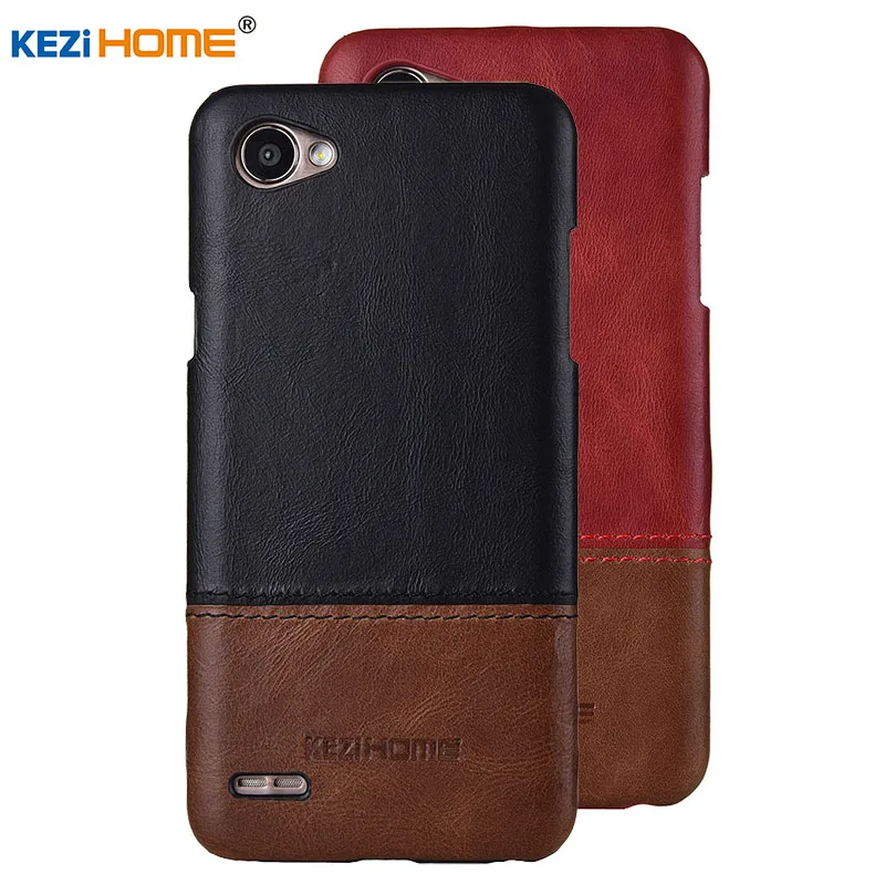 

Case for LG Q6/ Q6 Plus/ Q6 Alpha KEZiHOME Luxury Hit Color Genuine Leather Hard Back Cover capa For LG Q6 Q6a 5.5'' Phone cases