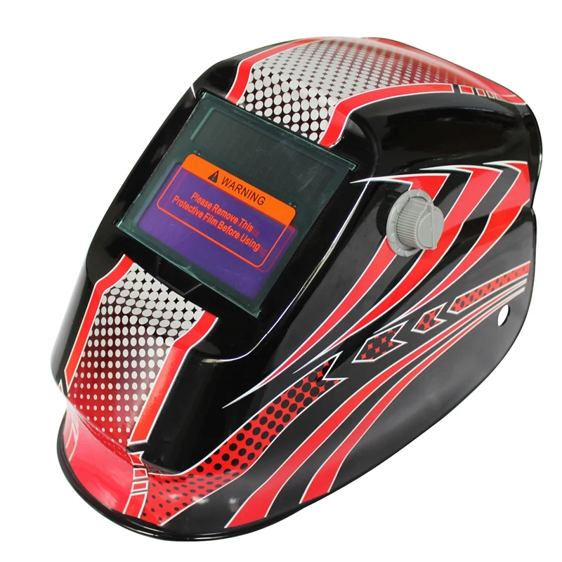 

2018 New Pro Solar Welder Mask Auto-Darkening Welding Helmet Square Red dots