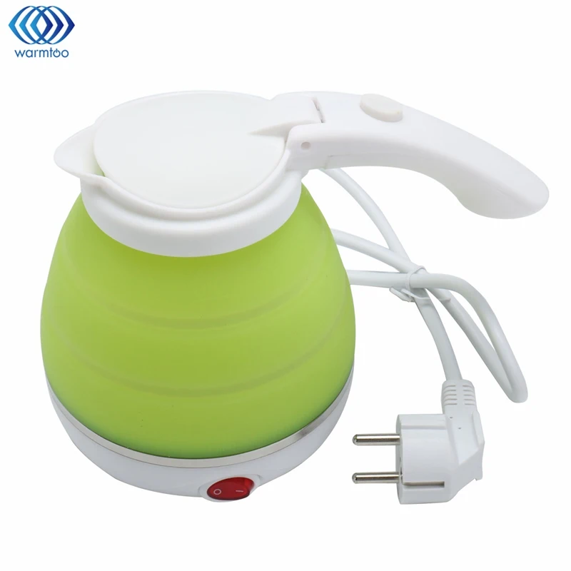 

Electric Kettle Silicone Foldable Automatic Power-off Travel Camping Portable Water Boiler Adjustable Voltage Home 680W
