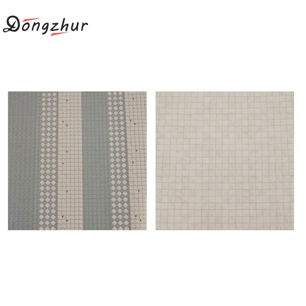 

Dongzhur DIY Doll House Sticker Wallpaper Miniaturas 1:12 Dollhouse Decoration Accessories Toy For Children gift 42*28cm