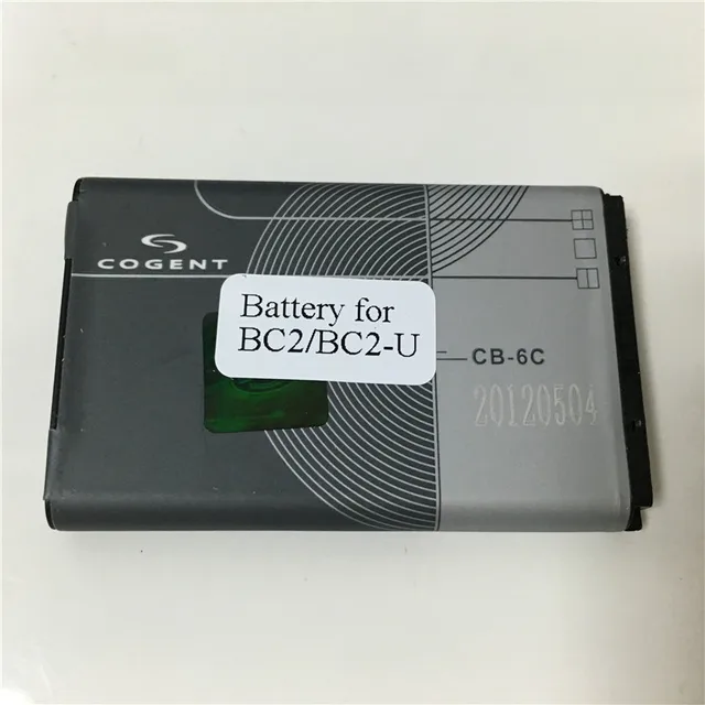 3.7V 1200mAh CB 6C For COGENT BC2 BC2 U Batteryin Mobile Phone