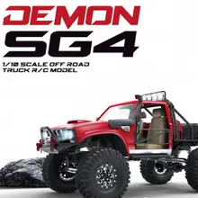 CROSSRC демон SG 4 1:10 Масштаб rc 4X4 RC Рок cralwer Cralwer Грузовик w/жесткие комплекты для тела 4wd compaible Hraxxas AXIAL RC8WD