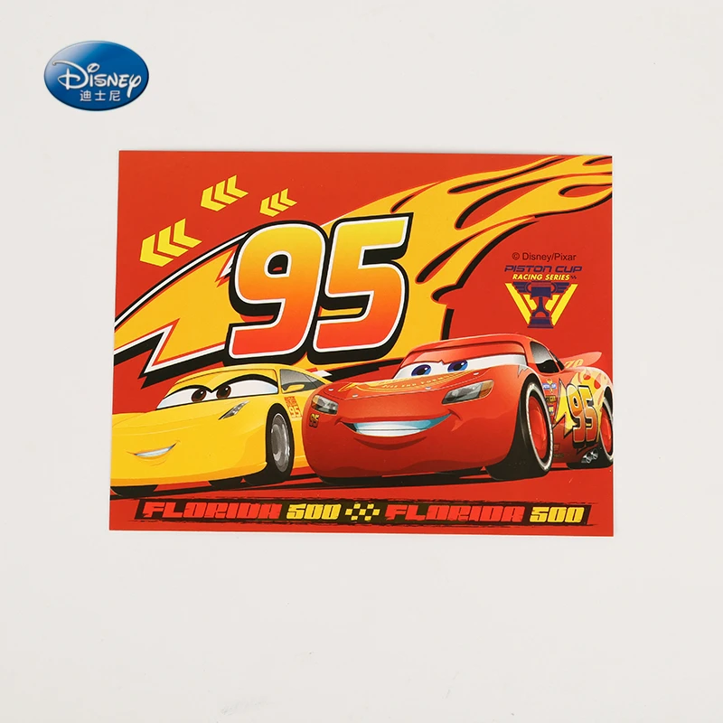 Disney Cartoon Cars 12pcs/lot Invitation Card McQueen Theme Party Kids Favor Happy Birthday Party Supplies Decoration