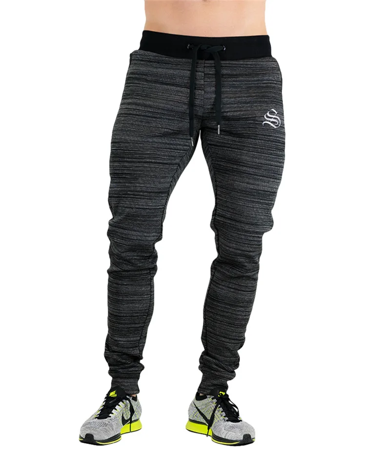 

Men Running Sport Pants 2018 Male Sports Trousers Jogging Jogger Pants Plus Large Size Red Black Elastic 2XL