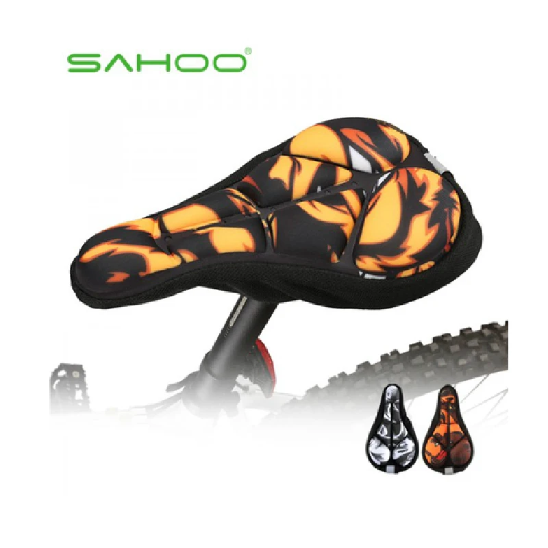 

SAHOO Bicycle Waterproof Cushion Cover Mountain Front Seat Mat Housse Imitation Leather Bike Saddles Men For Cycling Seat