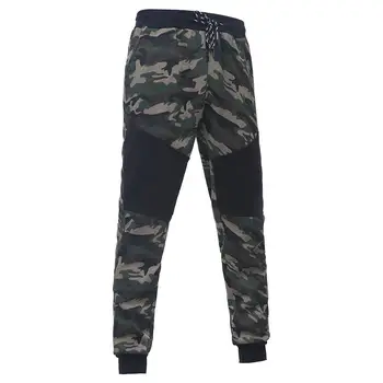 

Camo Blue Men Autumn Long Pants Plus Size XXXL Patchwork Men's Autumn Trendy Printed Pants SAN0