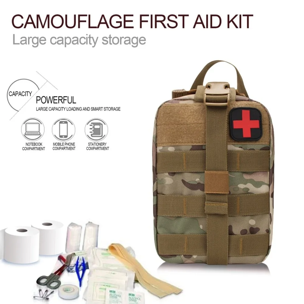 Наборы для выживания на открытом воздухе, тактическая медицинская сумка, многофункциональная поясная сумка для путешествий, кемпинга, альпинизма, аварийный чехол, аптечка