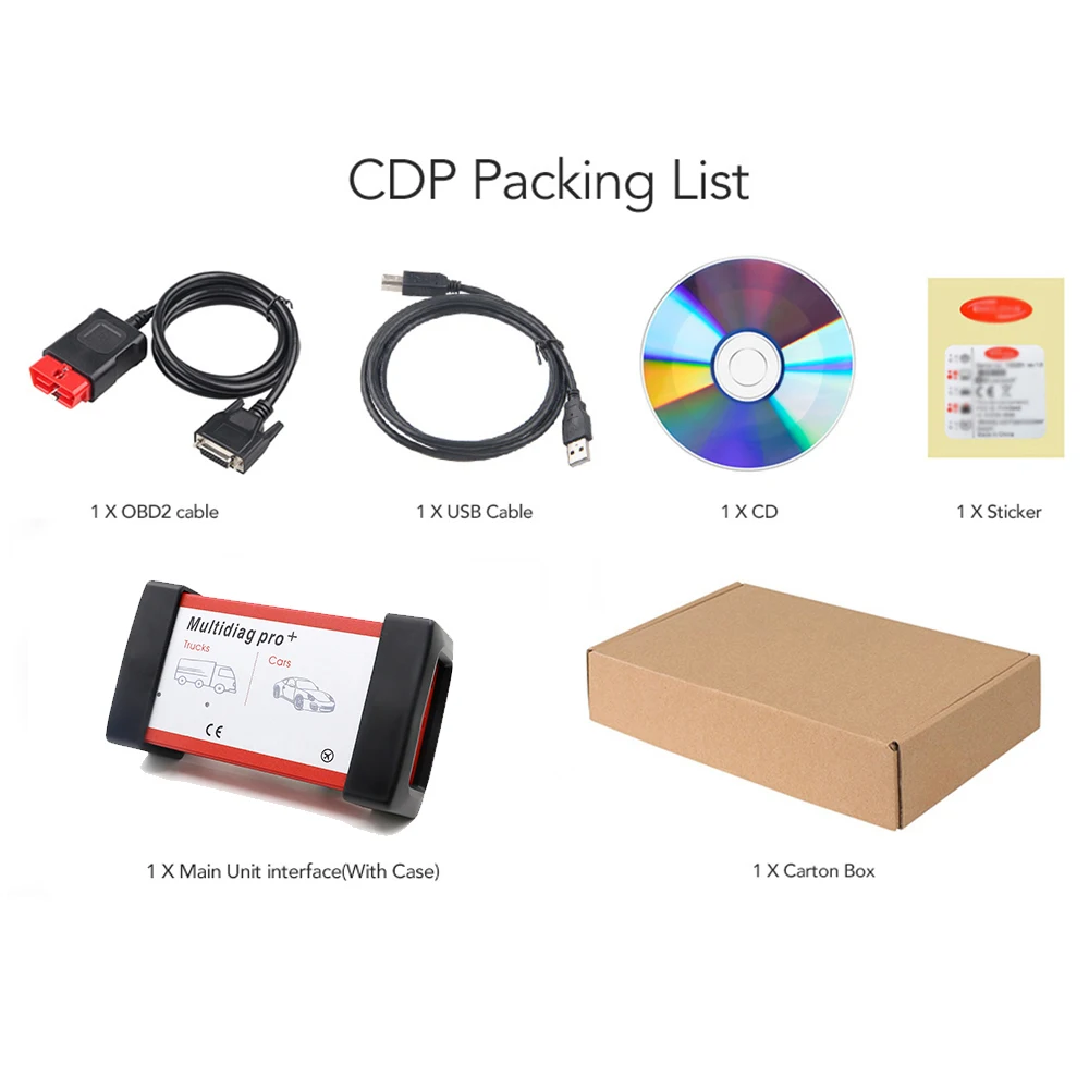 Multidiag Pro + TCS CDP tcs PRO plus obd ii для автомобилей/грузовиков двойная зеленая плата NEC 9241