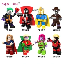 Один супергерой, доктор Фэйт, Зеленый Фонарь, Blink Mar-Vell, супердевочка, Джокер, строительные блоки, модели, кирпичи, игрушки для детей, комплекты