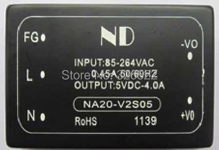 Industrial AC-DC converter 220V AC to 5V DC 20W Isolated ac dc Power modules | Электронные компоненты и