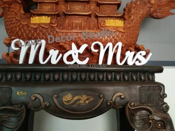 

Mr and Mrs wedding sign decoration lettering newly weds top table wedding decoration Mr & Mrs letters