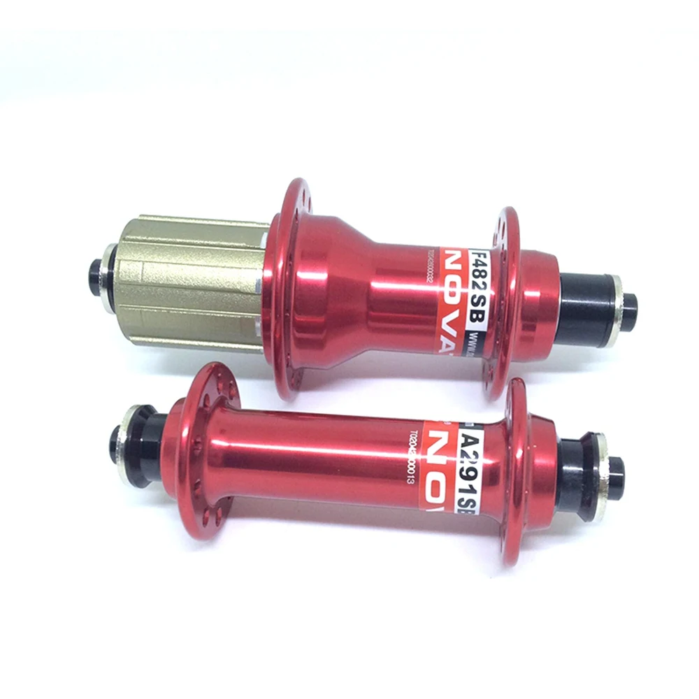 Road Bike Novatec 291 482 AL7075 Aluminum Alloy Hub Compatible for Shiman0 8/9/10/11 Speed or Campy Front 20 Rear 24 Holes