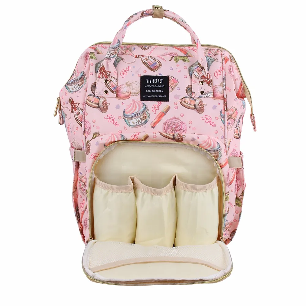 Mummy bag backpack baby diaper bag High-quality breathable mother's maternal care bag Baby stroller bag nappy