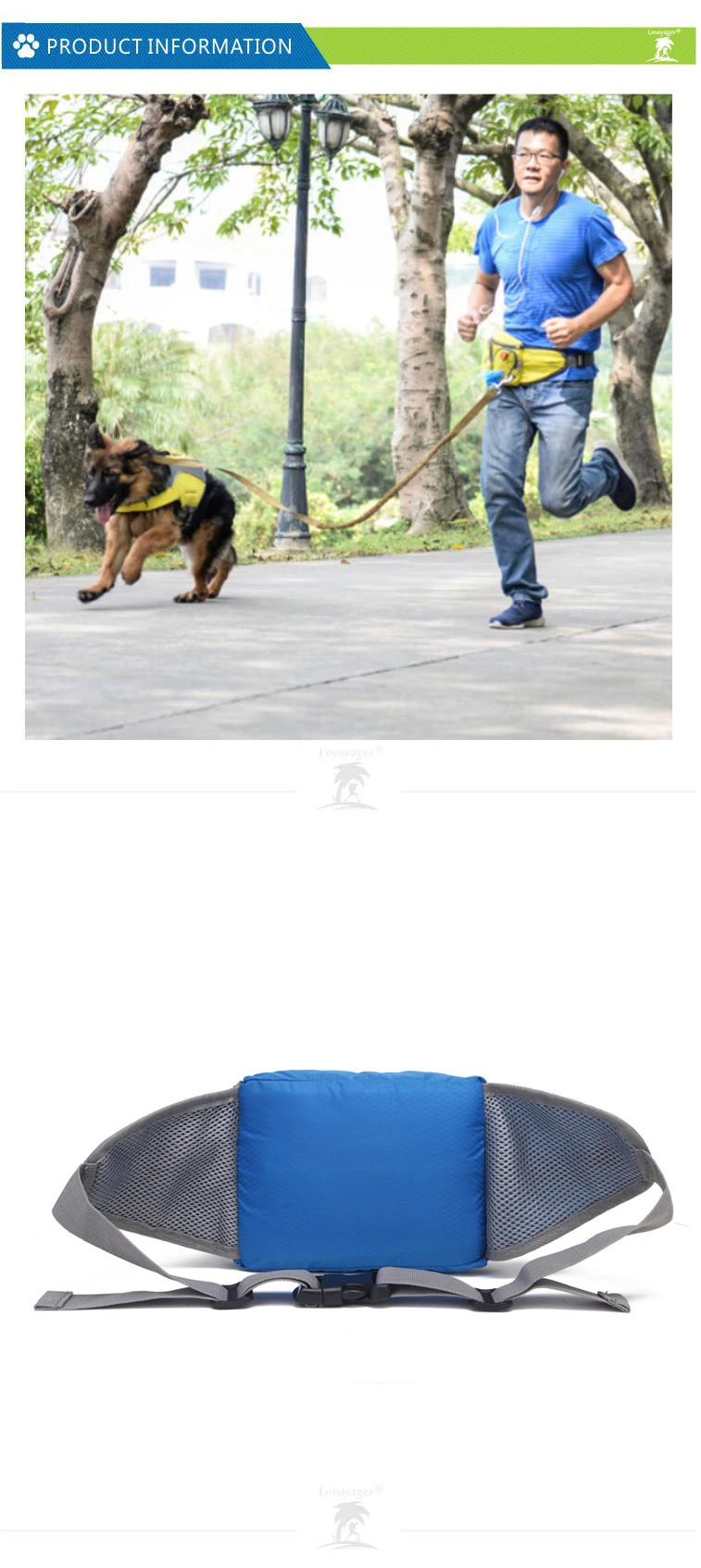 Спортивная Беговая Сумка-поводок для бега трусцой, сумка для домашних животных с мешочком-дозатором, поясные сумки, походная сумка для собак, дорожная сумка для тренировок