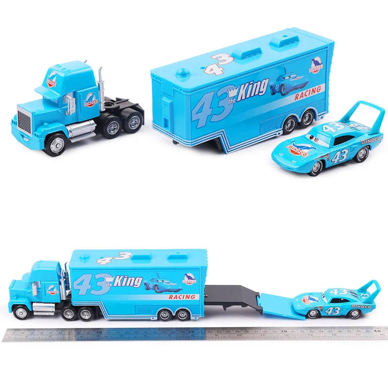 Модели Disney Pixar Тачки 3 Молния Маккуин Джексон шторм Мак дядюшка грузовик 1:55 литые