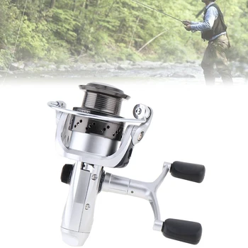

Silver Double Braking Carp Fishing Reel 3000 Series 13BB Max Drag 8KG / 18LB Metal Spinning Reel